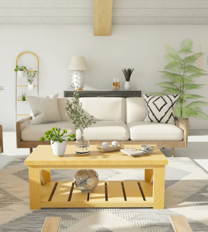 Coffee table made with 3DByMe