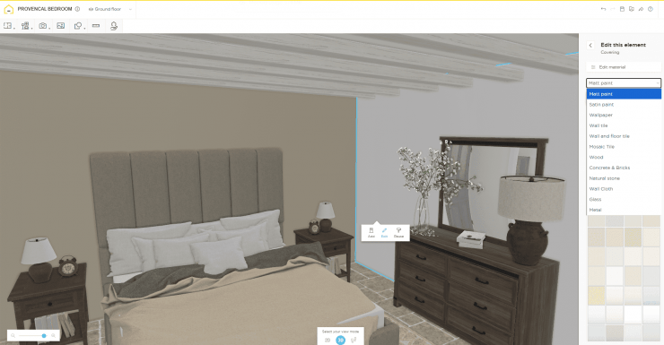 Bedroom and room planner