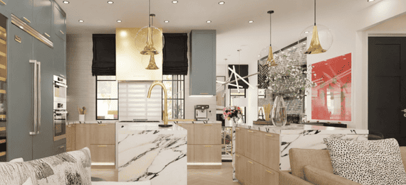 How to make a 3D kitchen design