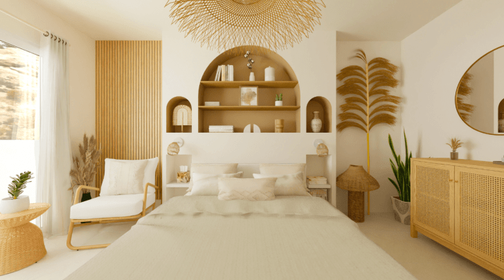 Redesigning a bedroom with HomeByMe