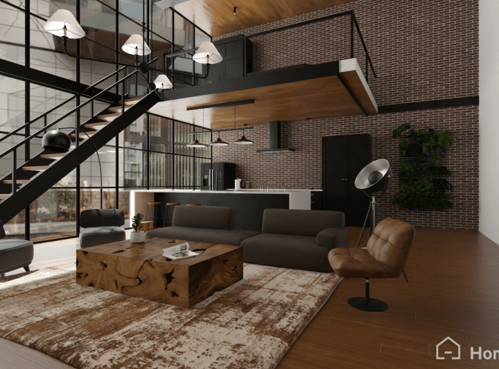Industrial style loft